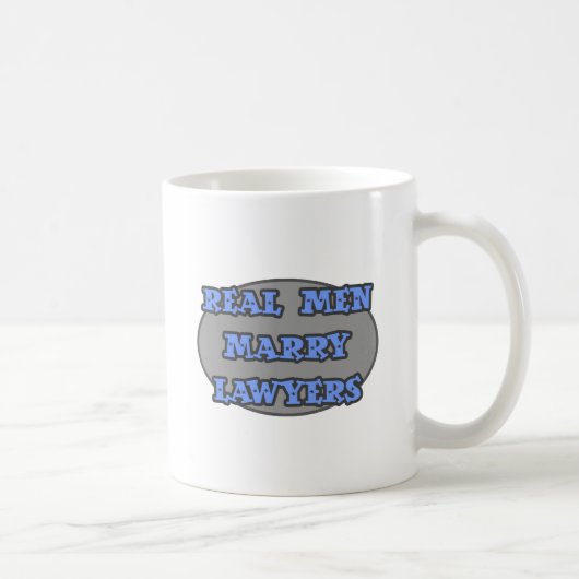 Mug De vrais hommes épousent des avocats (Droite)