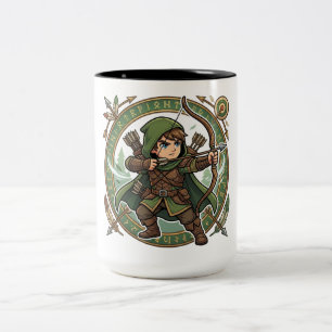Mug De Weg van de Jager Tweekleurige Koffiemok