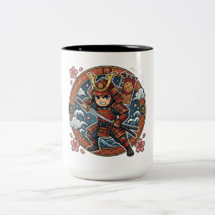 Mug De Weg van de Samoerai Tweekleurige Koffiemok