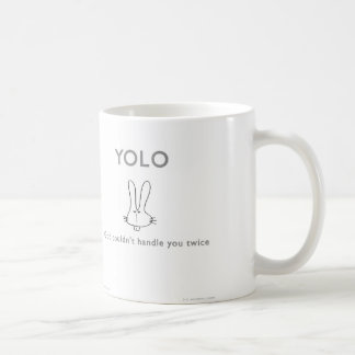 Mug de ww040 YOLO d'un dieu waitwot de lapin de badass