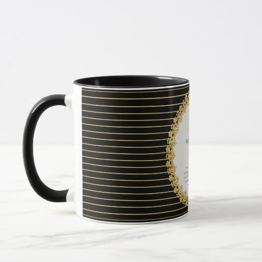 Mug DEACON Récemment Ordonné Verse Cadeau Commémoratif (Gauche)