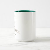 Mug Dead Gorgeous Nom Année Gothique Squelette Fleur S (Centre)