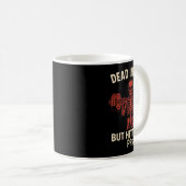 Mug Dead Inside But Hitting Prs – Funny Skeleton Gym L (Devant droit)