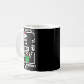 Mug Dead Inside Full Christmas Srit Skeleton Xmas Wome (Devant gauche)