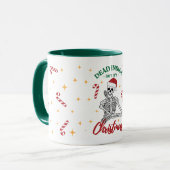 Mug Dead Inside, mais c'est Noël 11 oz (Devant gauche)
