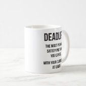 Mug Deadlift - Funny Gym - Novelty Workout (Devant droit)