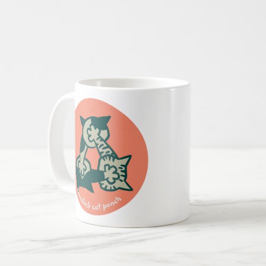 Mug Deadlock cat punch (Devant gauche)