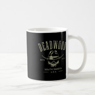 Mug Deadwood Dakota du Sud Usa Conception en détresse