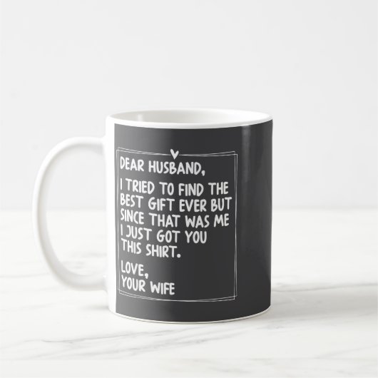 Mug Dear Husband Matching Couples Style For Him And He (Gauche)