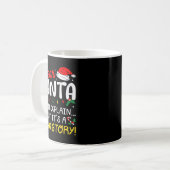 Mug Dear Santa I Can Explain Pajamas Family Matching C (Devant gauche)