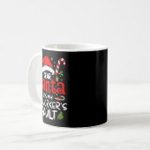 Mug Dear Santa It’s My Coworker’s Fault Funny Saying C (Devant gauche)