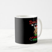 Mug Dear Santa It Was His Fault Siblings Matching Xmas (Devant droit)