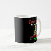 Mug Dear Santa It Was His Fault Siblings Matching Xmas (Devant droit)