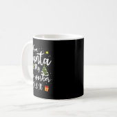 Mug Dear Santa My Co-worker Did It Funny Christmas Out (Devant gauche)