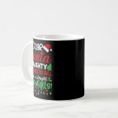Mug Dear Santa Naughty But Nice To All Midnight Snowfa (Devant gauche)