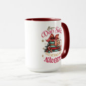 Mug Dear Santa, Only My Books Were Naughty (Devant droit)