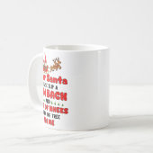 Mug Dear Santa Please Slip A New Back And Pair Of Knee (Devant gauche)