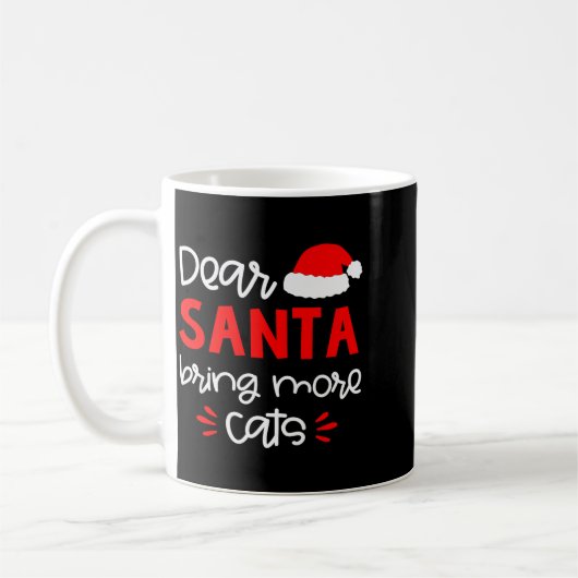Mug Dear Santa Shirt Funny Matching Family Christmas P (Gauche)