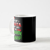 Mug Dear Santa They Are The Naughty Ones Funny Christm (Devant gauche)