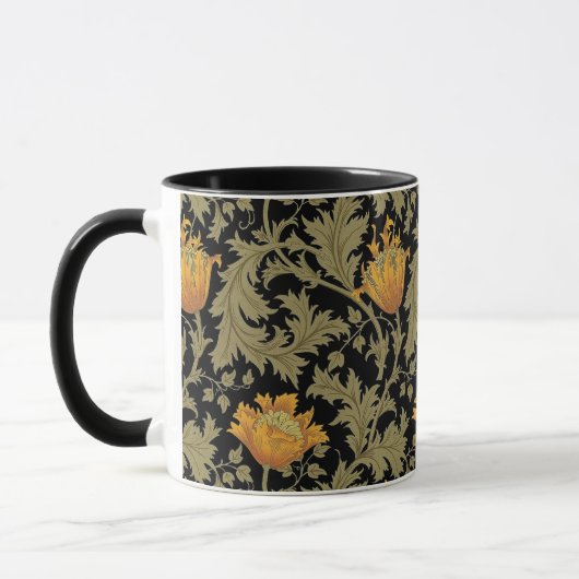 Mug Dearle Gold Anemones William Morris (Gauche)