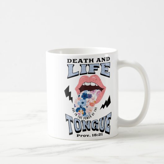Mug Death And Life Tongue Christian  (Droite)