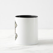 Mug Death Before Decaf | Funny Retro Skull & Coffee  (Centre)