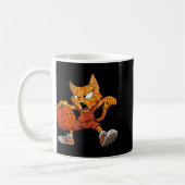 Mug Débardeur de basket-ball des chats (Gauche)