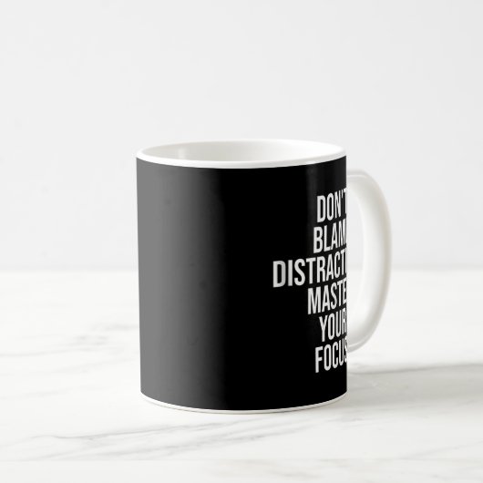 Mug Débardeur de devis de motivation stoïque (Devant droit)
