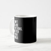 Mug Débardeur de devis de motivation stoïque (Devant gauche)