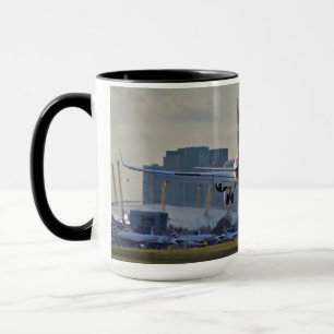 Mug Débarquement à l'aéroport de ville de Londres