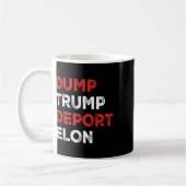 Mug Débarrasser Trump Déporter Elon (Gauche)