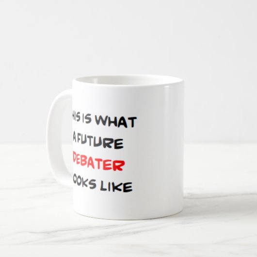 Mug débat, avenir (Devant gauche)
