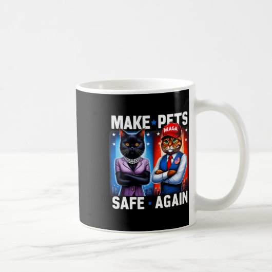 Mug Débat Manger Les Chiens Chat Rendre Les Animaux Sé (Droite)