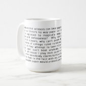 Mug Débat Pierre Feuille Ciseaux FunnyMug (Devant gauche)