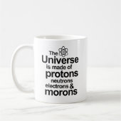 Mug Débiles d'électrons de neutrons de protons (Gauche)