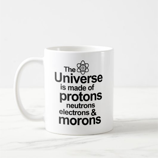 Mug Débiles d'électrons de neutrons de protons (Gauche)