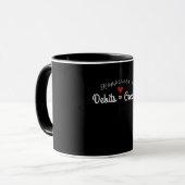 Mug Débits Funny du comptable Équivalents Crédits Cade (Devant gauche)