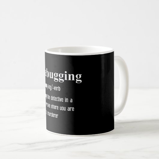 Mug Débogage (Devant droit)