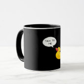 Mug Débogage de canard en caoutchouc (Devant gauche)
