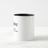 Mug Débogage Définition T Funny Coding Programmation (Centre)