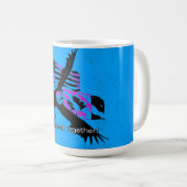 Mug Debout ensemble - Drapeaux Canada, États-Unis et A (Devant droit)