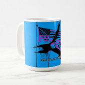 Mug Debout ensemble - Drapeaux Canada, États-Unis et A (Devant gauche)