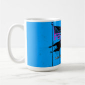 Mug Debout ensemble - Drapeaux Canada, États-Unis et A (Gauche)
