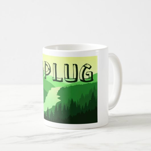 Mug Débrancher (Devant droit)
