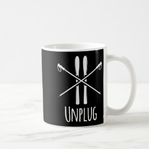 Mug Débrancher Ski Ski Ski Slalom Down Hill Nordic Al