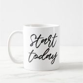 Mug Début aujourd'hui (Gauche)