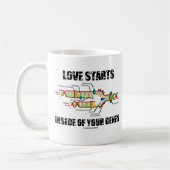 Mug Débuts d'amour à l'intérieur de vos gènes (Gauche)