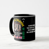 Mug DÉBUTS DU JOUR 80e anniversaire Africain-Américain (Devant gauche)