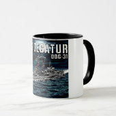 Mug Décatur, destroyer de missiles guidés (Devant droit)