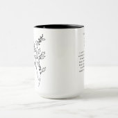 Mug Décembre | Fleur de naissance Holly Berry (Centre)